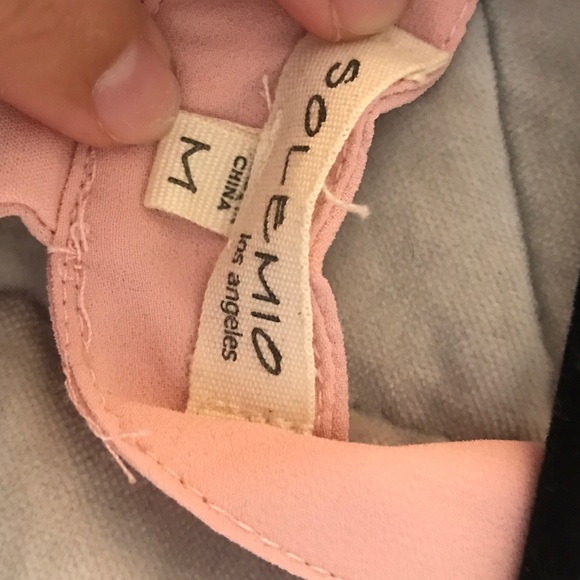 TOBI Penelope blush pink choker shirt dress - Picture 4 of 5